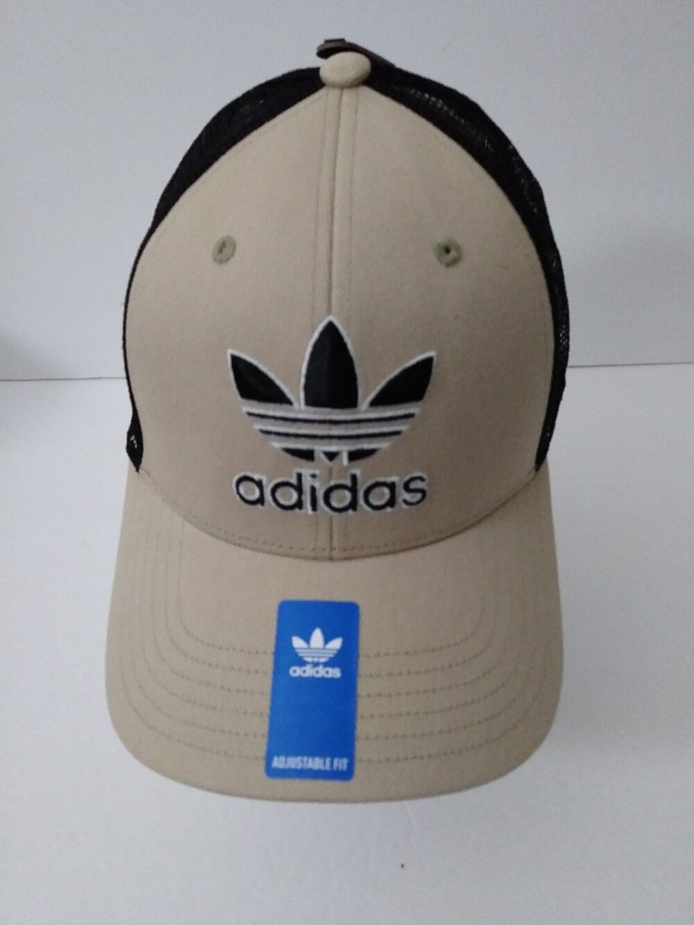Adidas Trefoil Men's Structured Circle Mesh Trucker Hat
